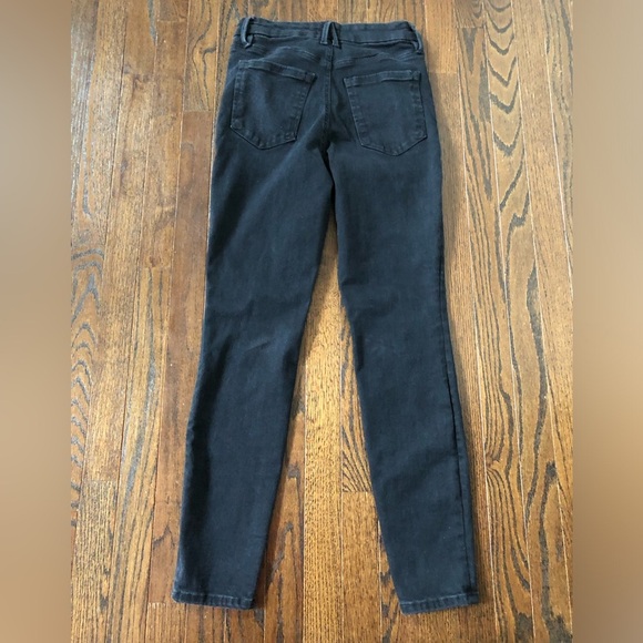 Good American Women's 6-12 Always Fits Good Legs Skinny Black High-Rise Jeans - Picture 12 of 14
